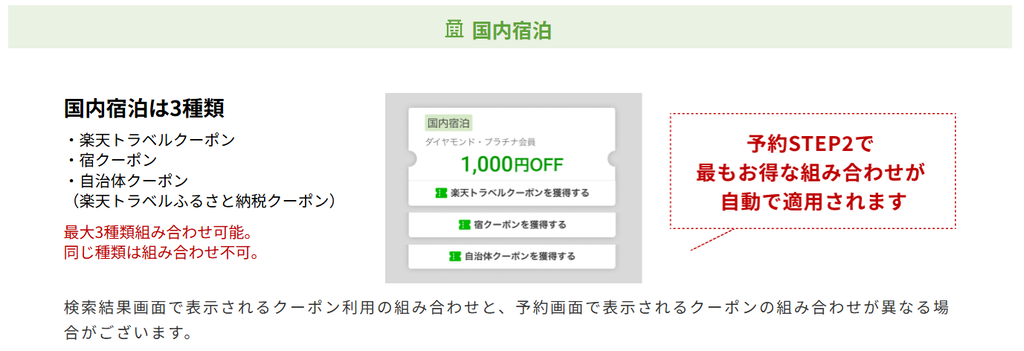 各種クーポン