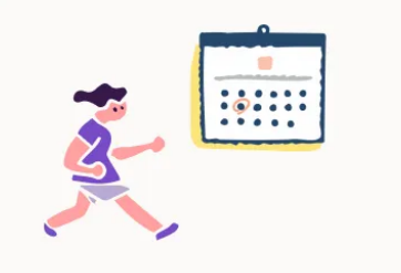 早めのスケジュール