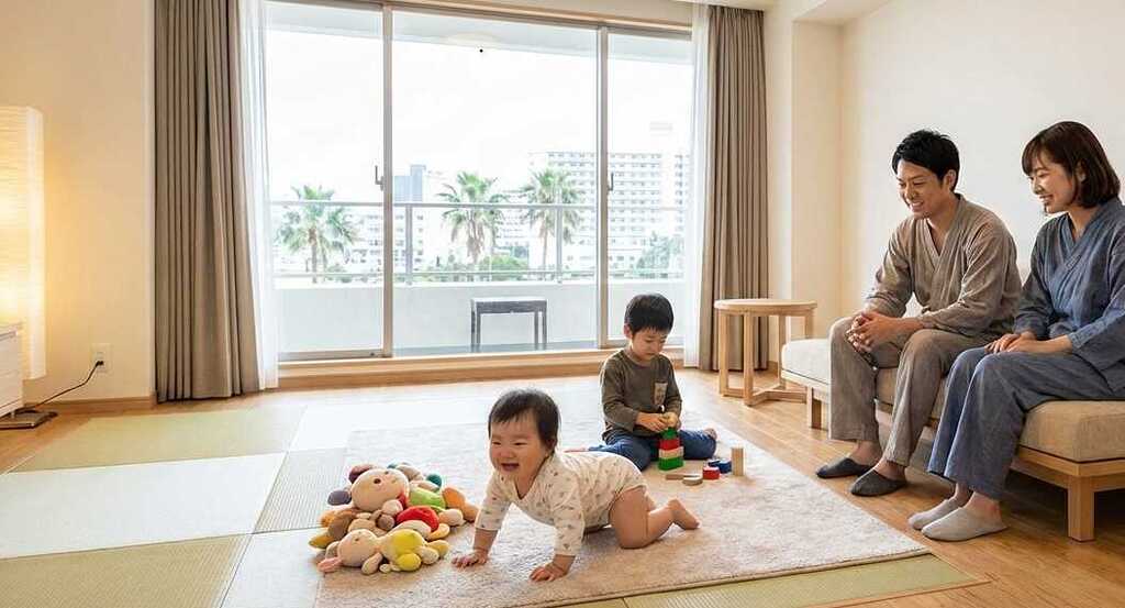 子ども和室ハイハイ