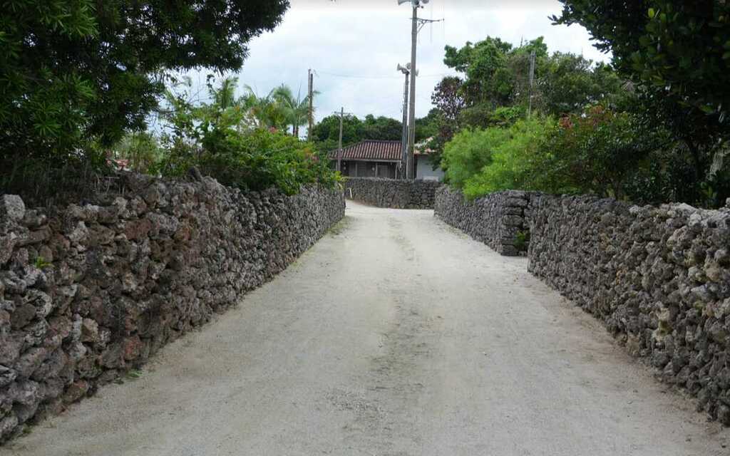 竹富島の歩道